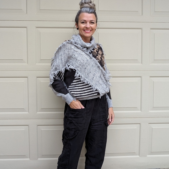 fun slouchy 1980's VINTAGE SWEATER S M (N9) - Picture 1 of 10